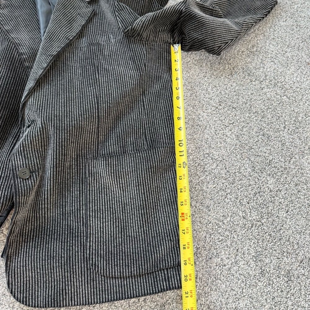 Men’s Black 46 Corduroy Jacket Sports 2 Button Scandia Woods 100% Cotton Casual - Picture 5 of 12